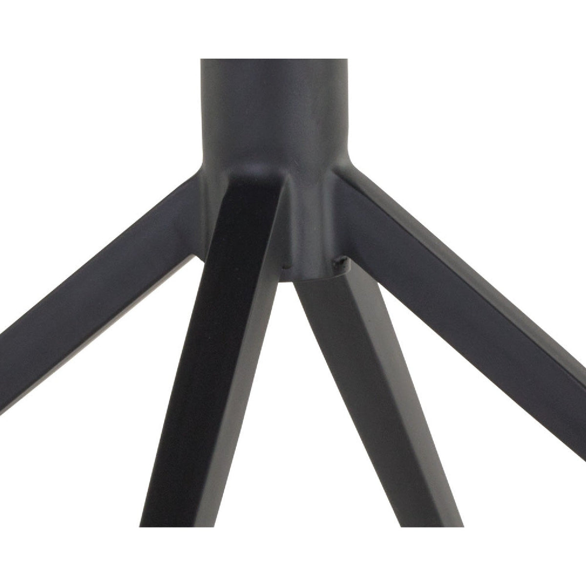 Black Leather Swivel Dining Chair by Splendido Cassius, alternate view 8