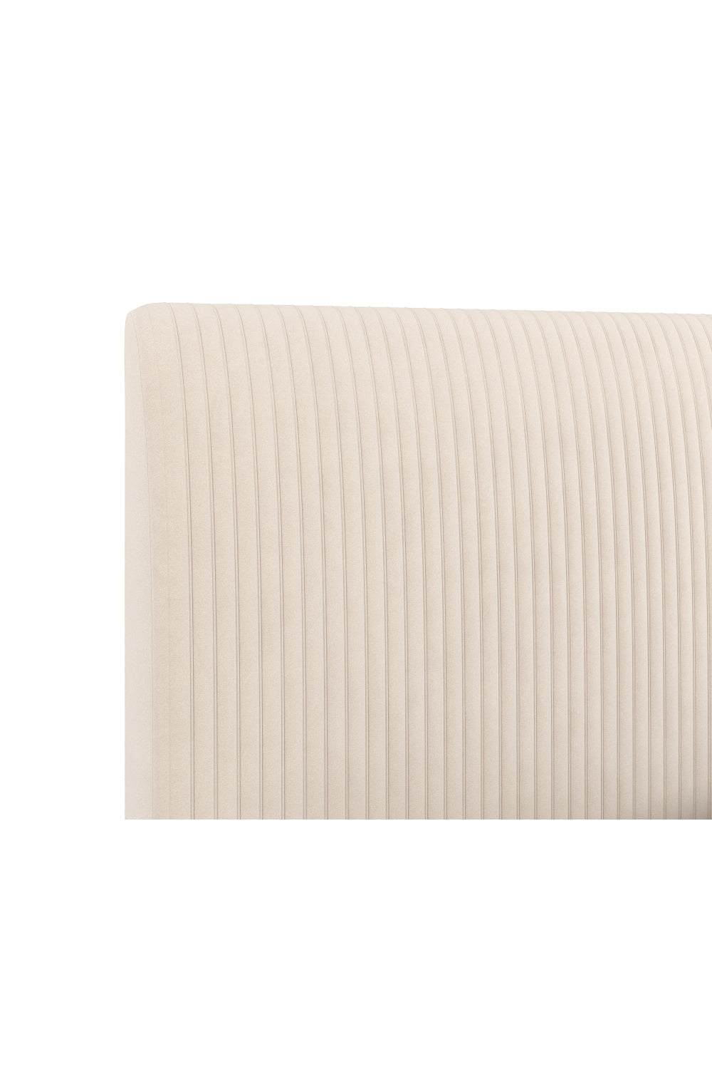 Cream Tufted King Bed by Splendido Harris, alternate view 4