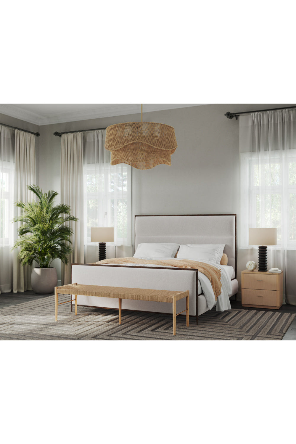 Natural Rope Bench by Splendido Moira, alternate view 5