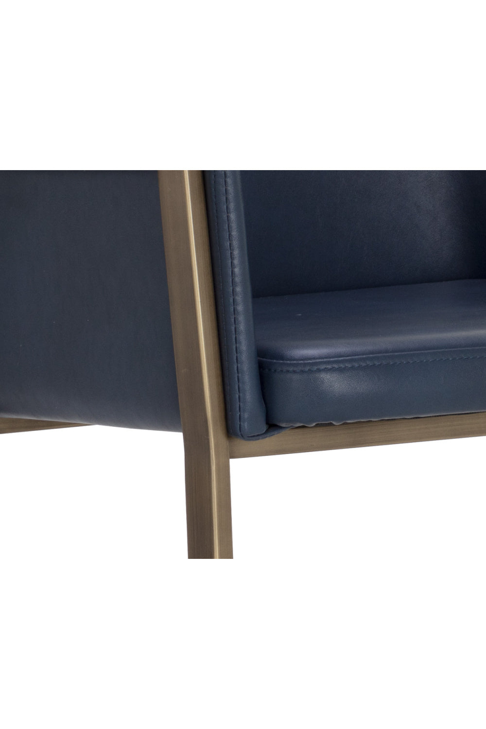 Leather-Look Bar Stool by Splendido Bernadette Barstool, alternate view 7