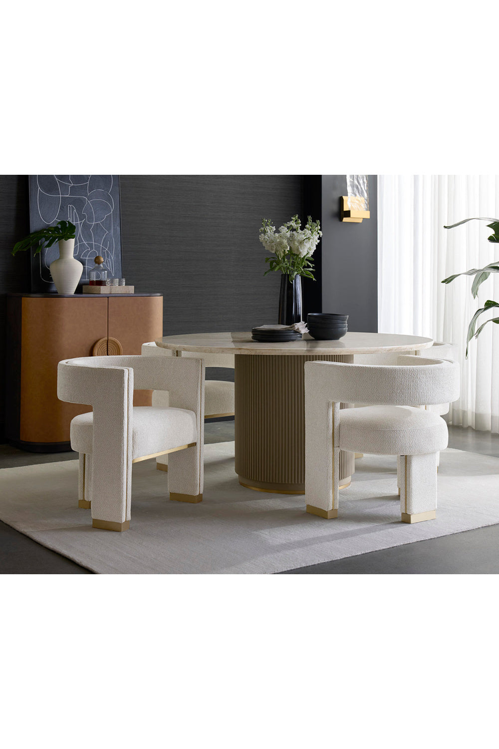 Curved 3-Legged Dining Chair by Splendido Adamina, alternate view 12