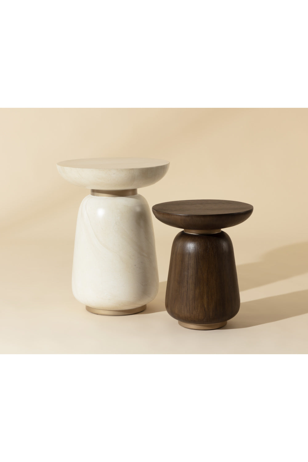 Timber Effect Indoor/Outdoor End Table by Splendido Kiri Outdoor Side Table, alternate view 8
