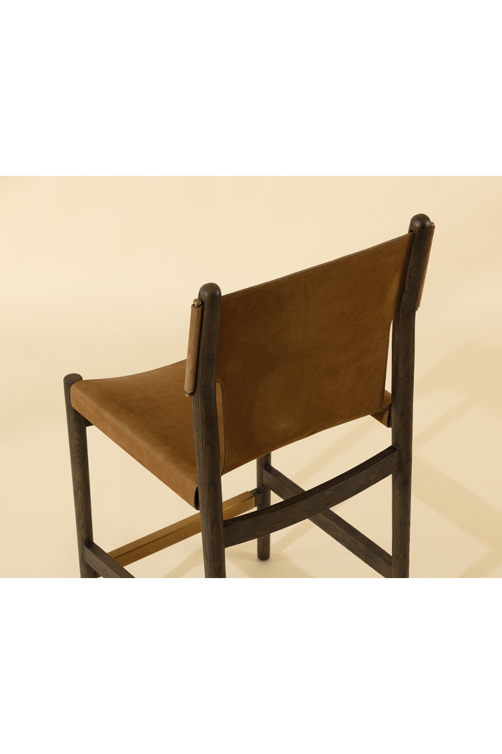Brown Nubuck Leather Counter Stool by Splendido Argus, alternate view 7