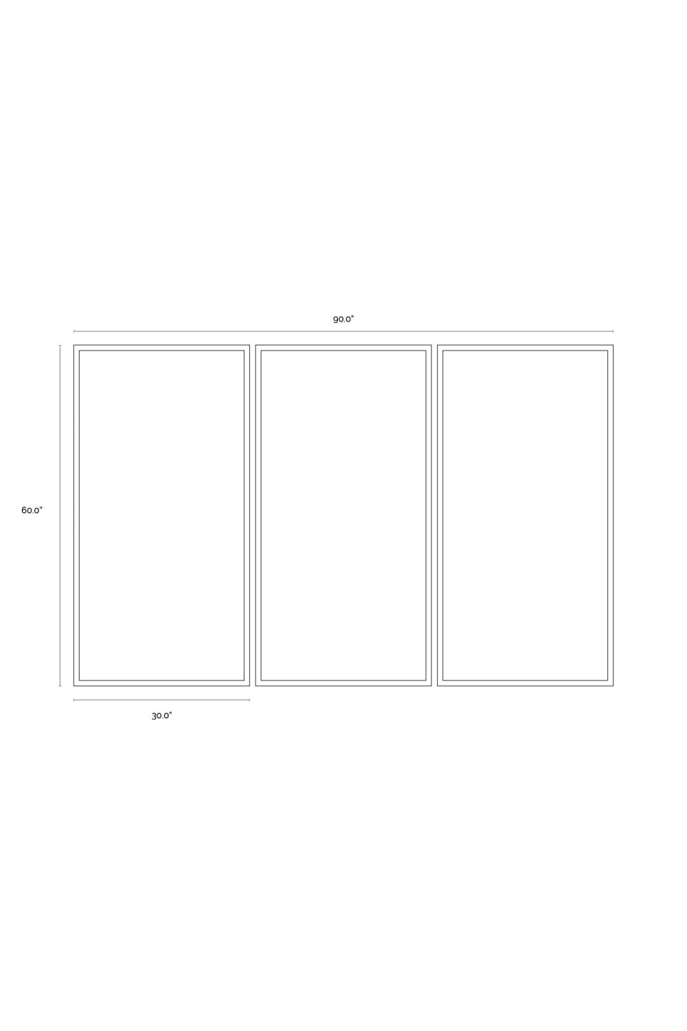 Refined Abstract Canvas Set (3) by Splendido The Path Art Print, alternate view 3
