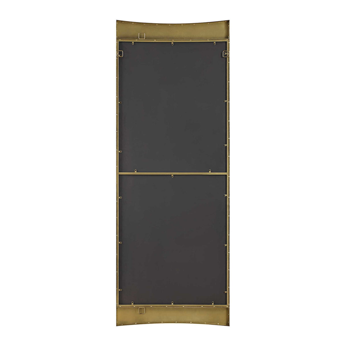 Modern European furniture - Curved Travertine Wall Mirror - www.oroa.com