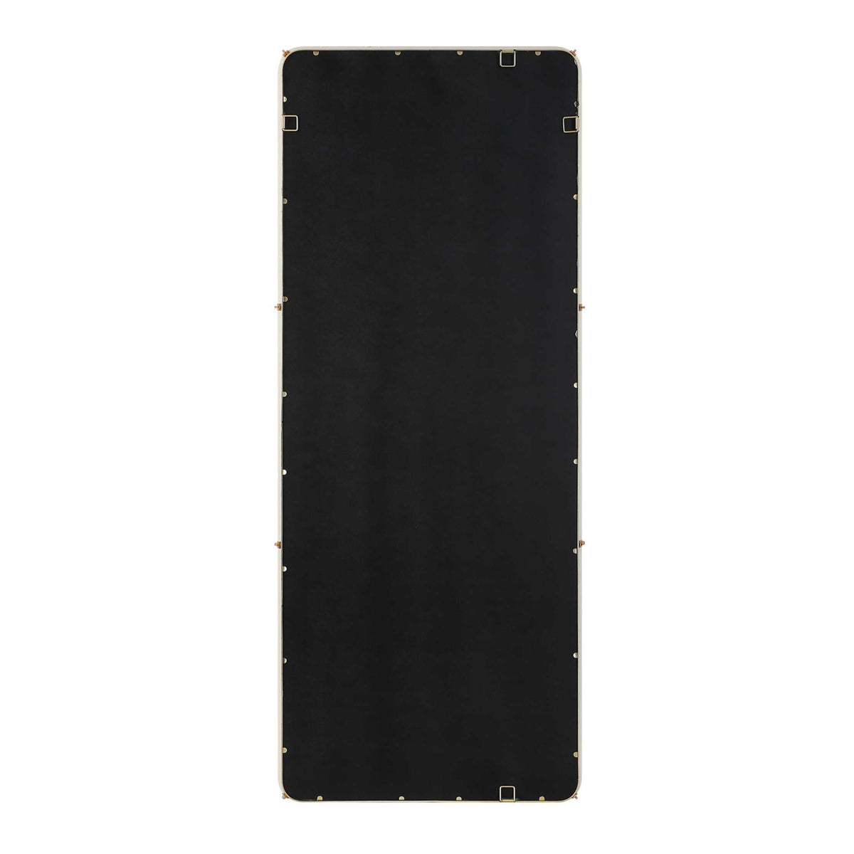 Modern European furniture - White Shagreen Leather Mirror - www.oroa.com