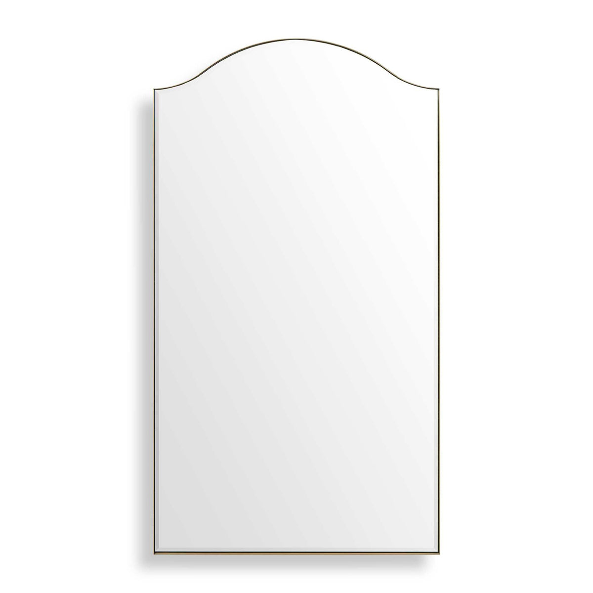Modern European furniture - Brushed Brass Mirror - www.oroa.com