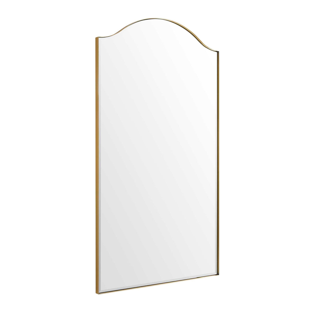 Modern European furniture - Brushed Brass Mirror - www.oroa.com