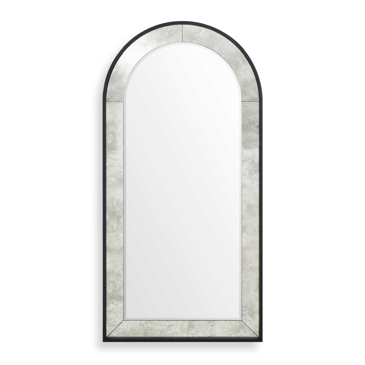Modern European furniture - Black Arched Mirror - www.oroa.com