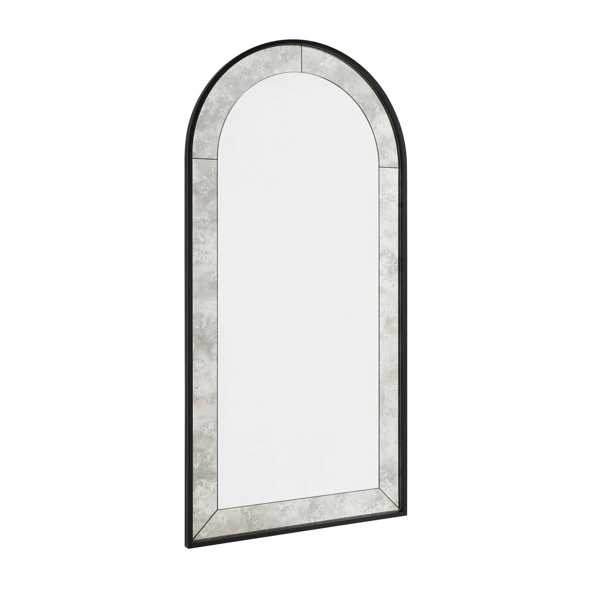 Modern European furniture - Black Arched Mirror - www.oroa.com
