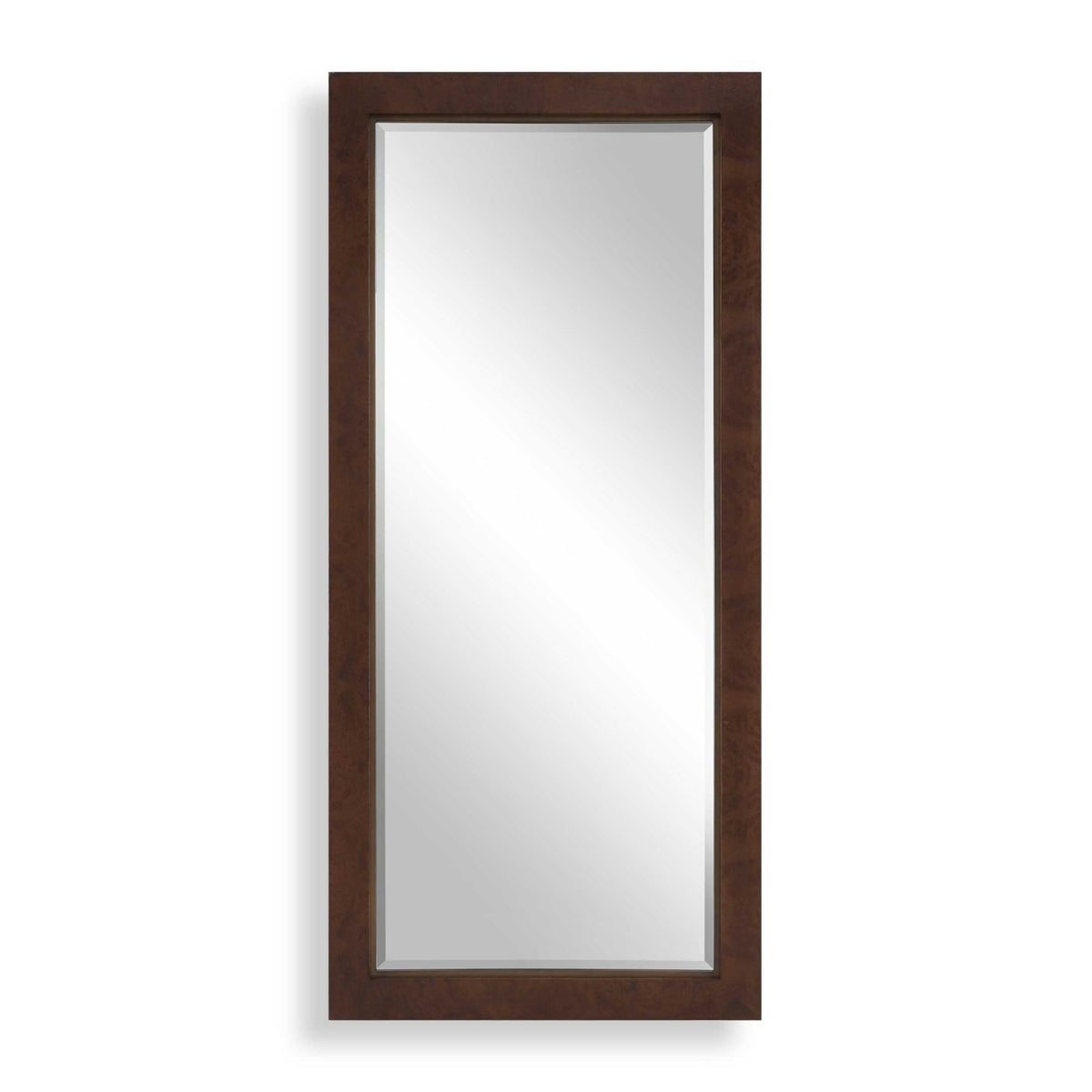 Modern European furniture - Burl Veneer Tall Mirror - www.oroa.com