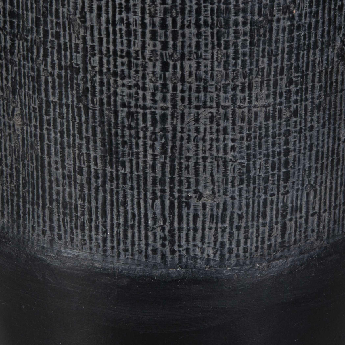 Modern European furniture - Black Terracotta Fabric Vases (2) - www.oroa.com