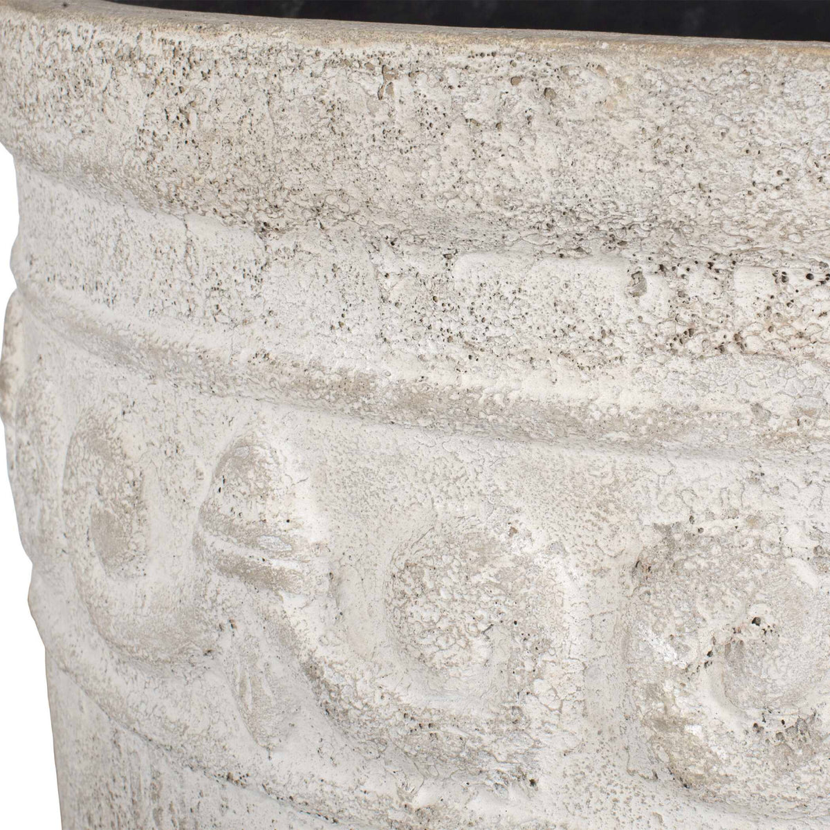 Modern European furniture - Carved Concrete Indoor/Outdoor Planter - www.oroa.com