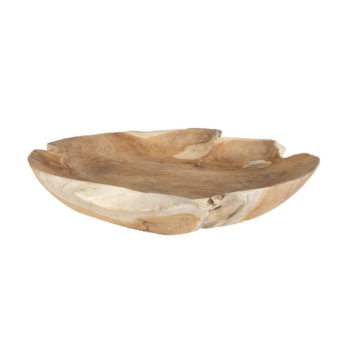 Teak Wood Indoor/Outdoor Bowl | Uttermost Organic Embrace - www.oroa.com