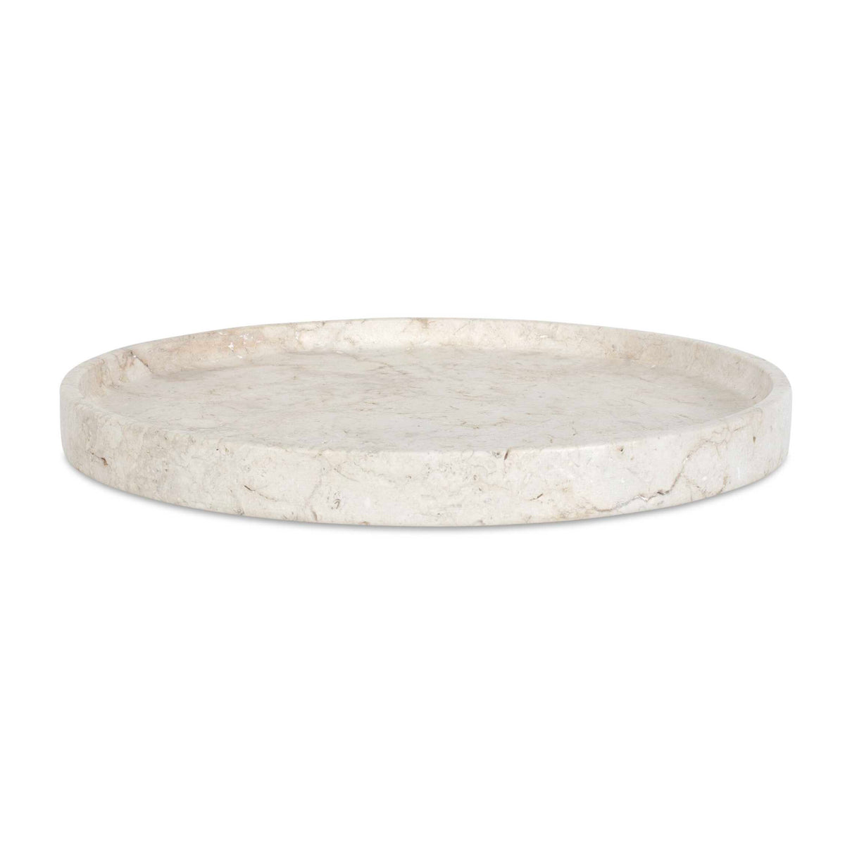Modern European furniture - Travertine Round Indoor/Outdoor Tray - www.oroa.com