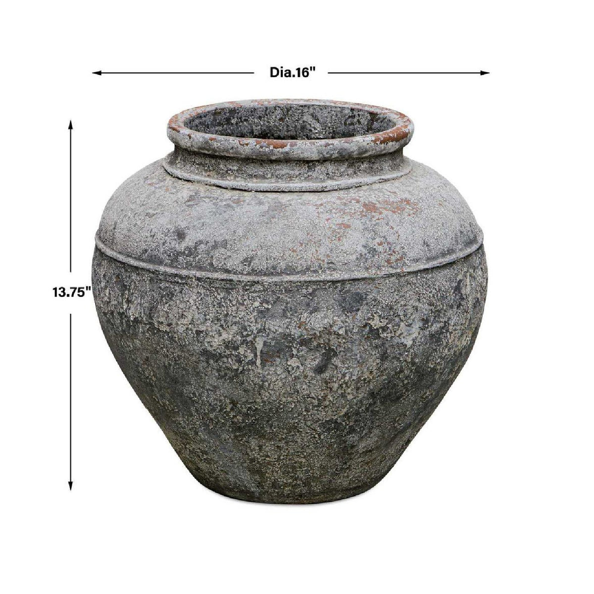 Modern European furniture - Rustic Concrete Indoor/Outdoor Planter - www.oroa.com