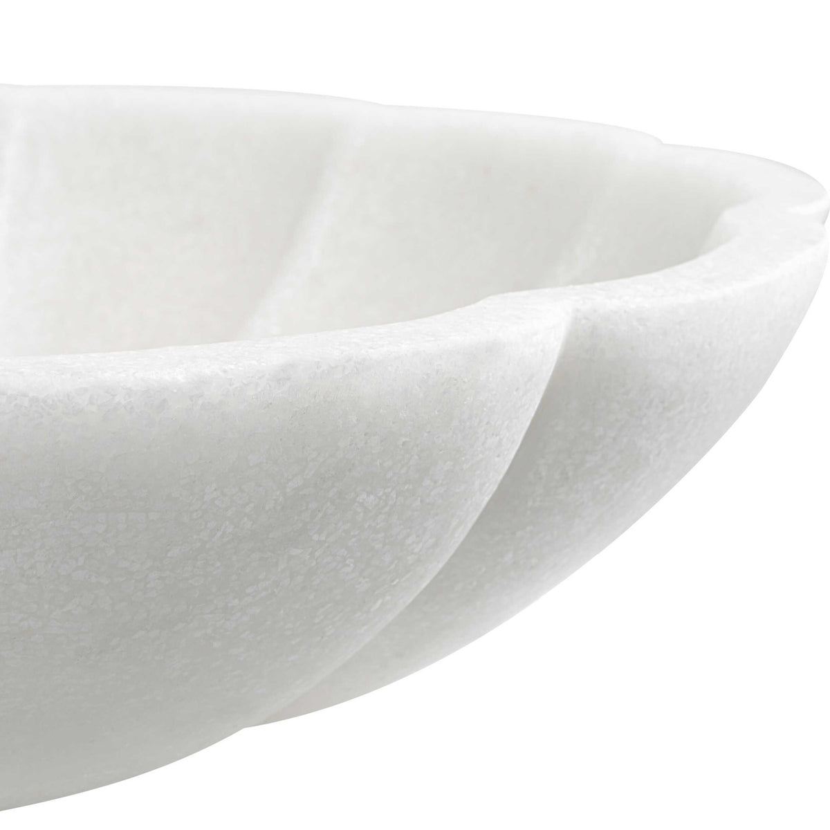 Modern European furniture - White Stone Indoor/Outdoor Bowl - www.oroa.com