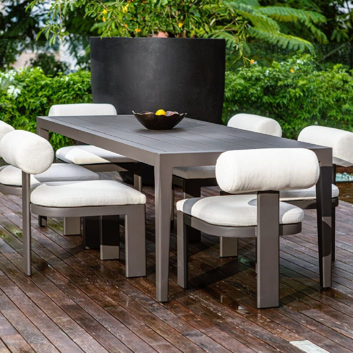 Modern European furniture - Cast Aluminum Indoor/Outdoor Bowl - www.oroa.com