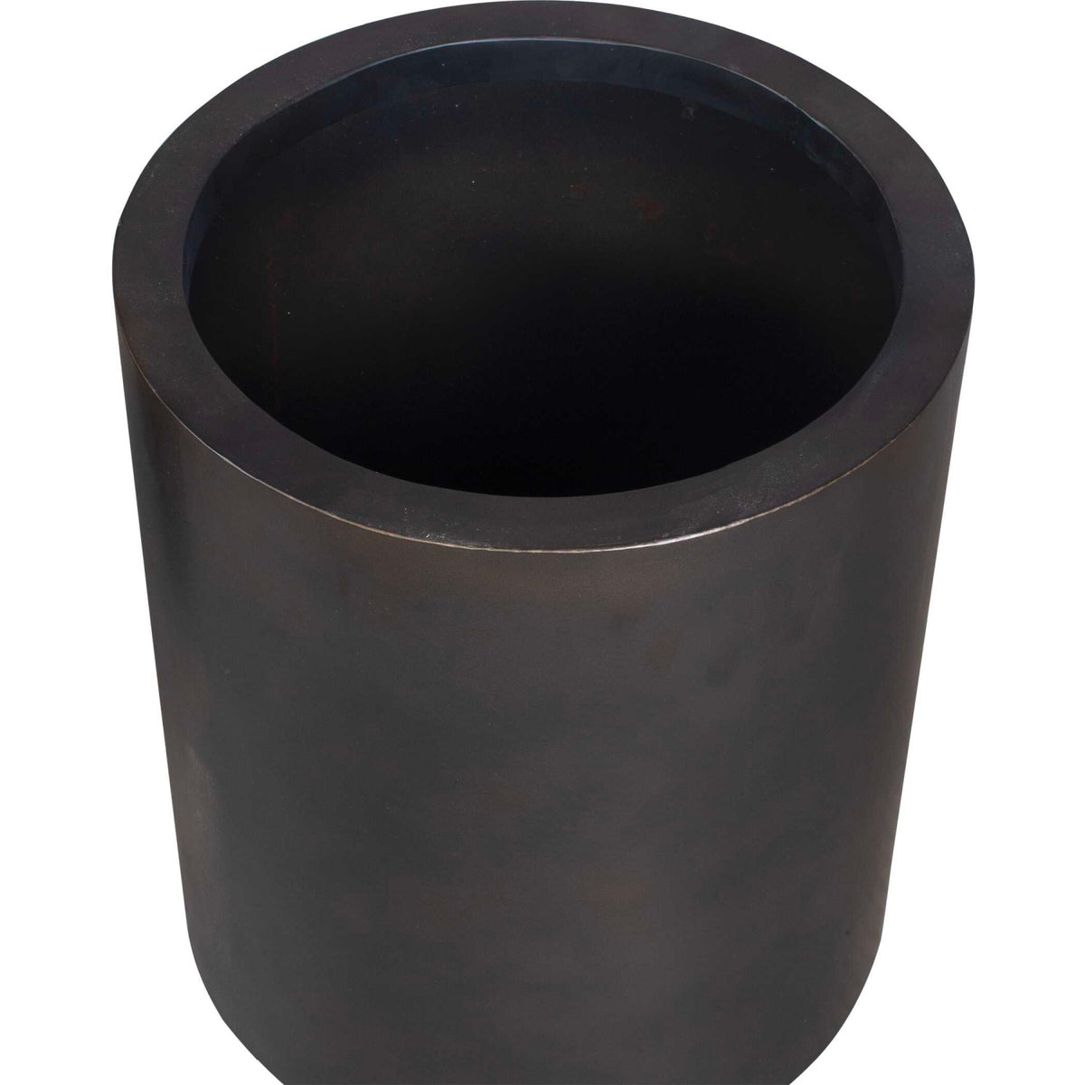 Modern European furniture - Bronze Cylindrical Indoor/Outdoor Planters (2) - www.oroa.com