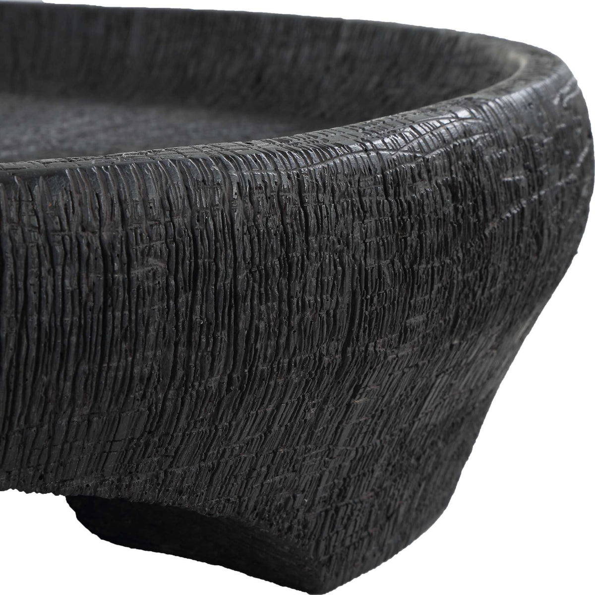 Modern European furniture - Black Textured Indoor/Outdoor Bowl - www.oroa.com