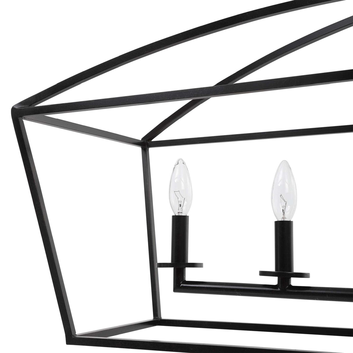Modern European furniture - Bronze 6-Light Linear Chandelier - www.oroa.com