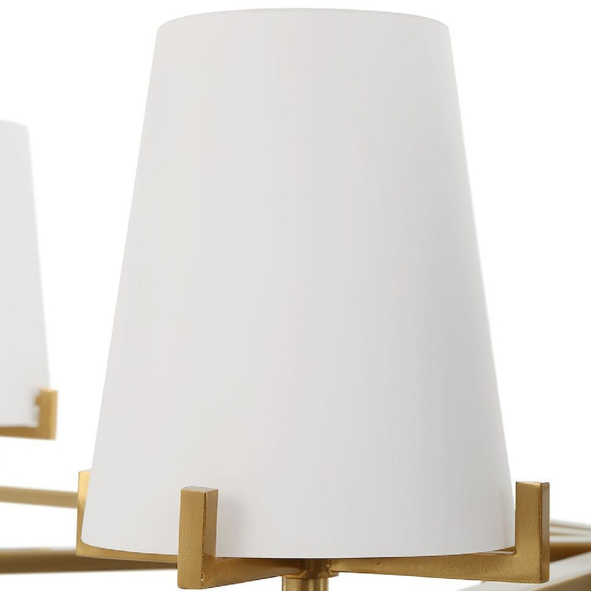 Opal Glass Cones 8-Light Chandelier | Uttermost Lassen - www.oroa.com