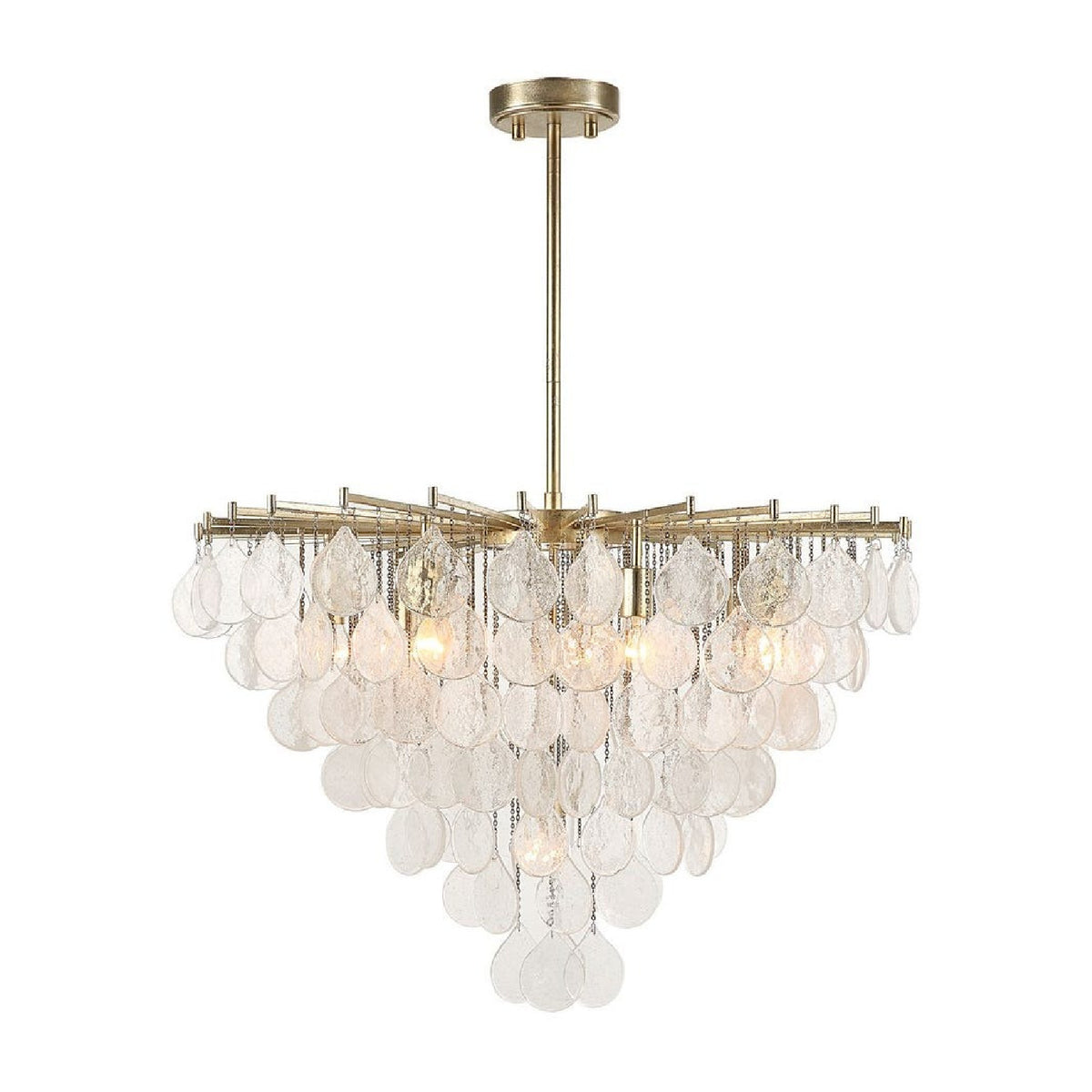 Teardrop-Shaped Glass Pendant Lamp | Uttermost Goccia - www.oroa.com