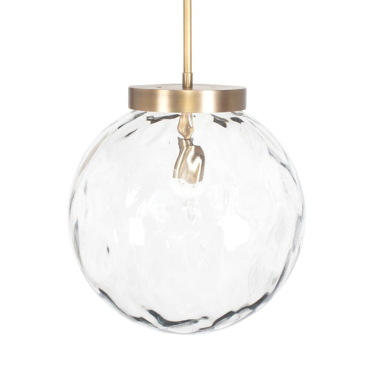 Modern European furniture - Watered Glass Sphere Pendant Lamp - www.oroa.com