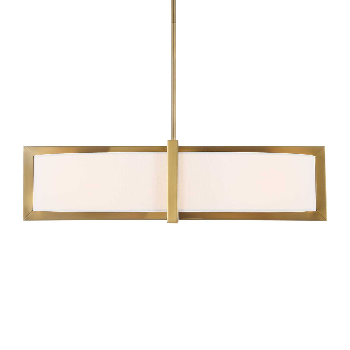 Modern European furniture - White Linen 4-Light Pendant Lamp - www.oroa.com