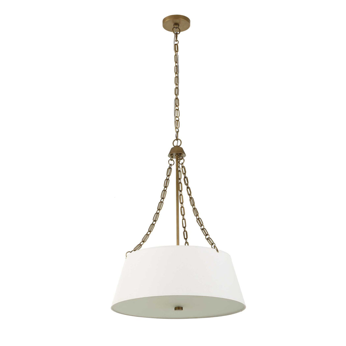 Modern European furniture - White Glass 4-Light Chandelier - www.oroa.com