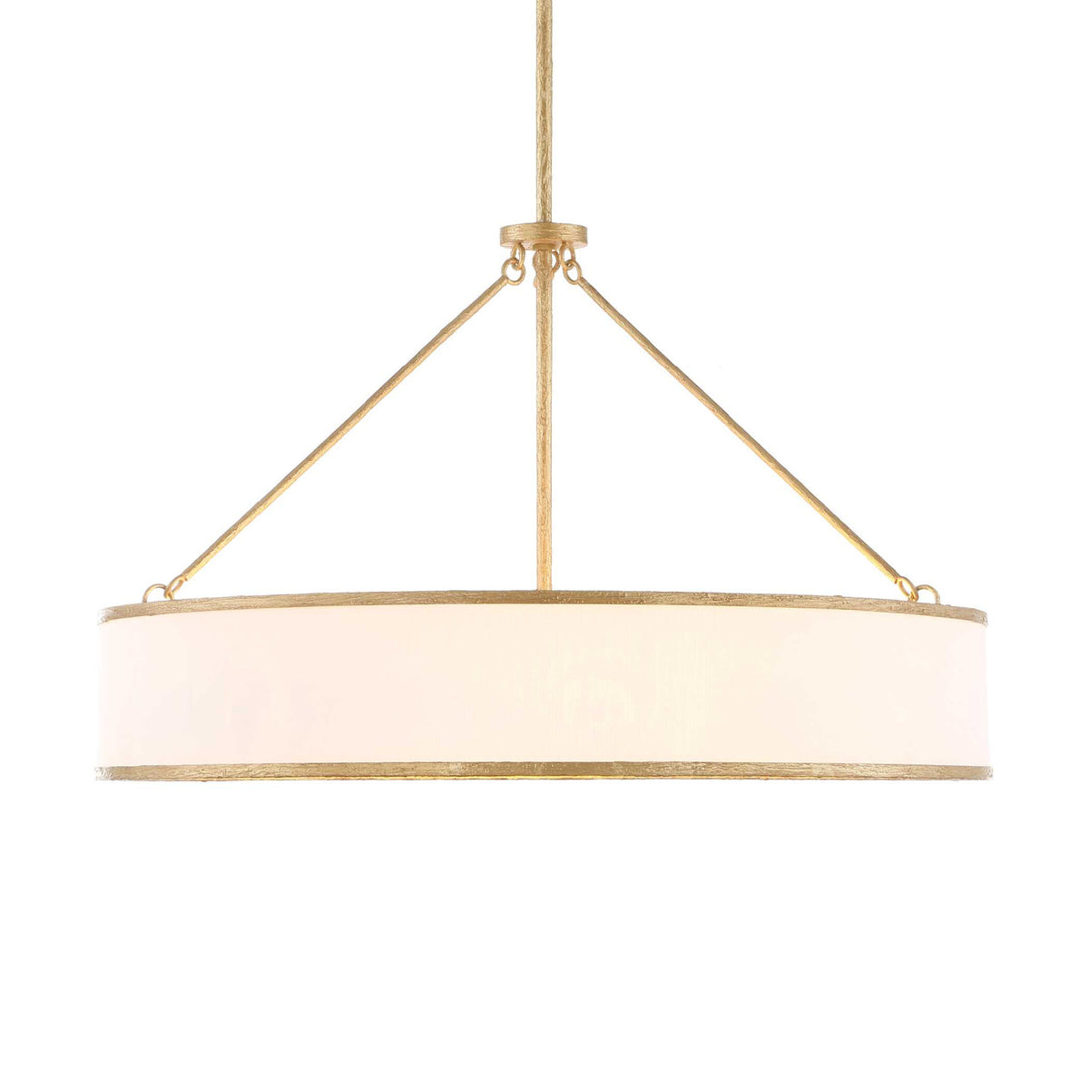 Modern European furniture - Gold Framed 8-Light Pendant Lamp - www.oroa.com