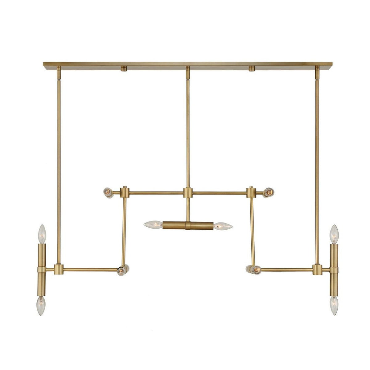 Modern European furniture - Antique Brass 14-Light Chandelier - www.oroa.com