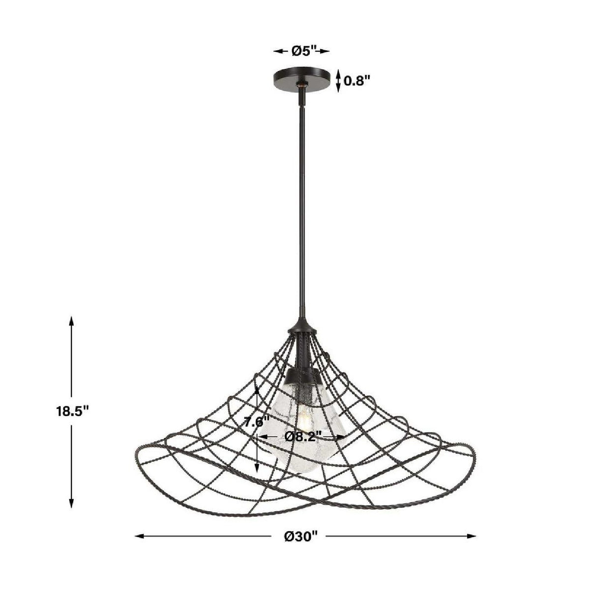 Modern European furniture - Twisted Bronze Indoor/Outdoor Pendant Lamp - www.oroa.com