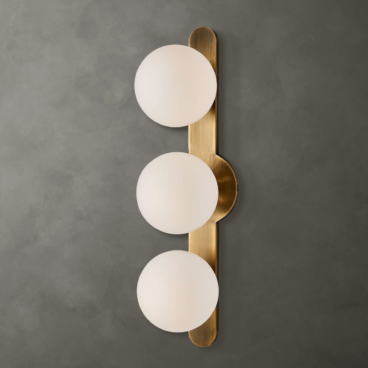 White Opal Globes 3-Light Wall Lamp | Uttermost Droplet - www.oroa.com