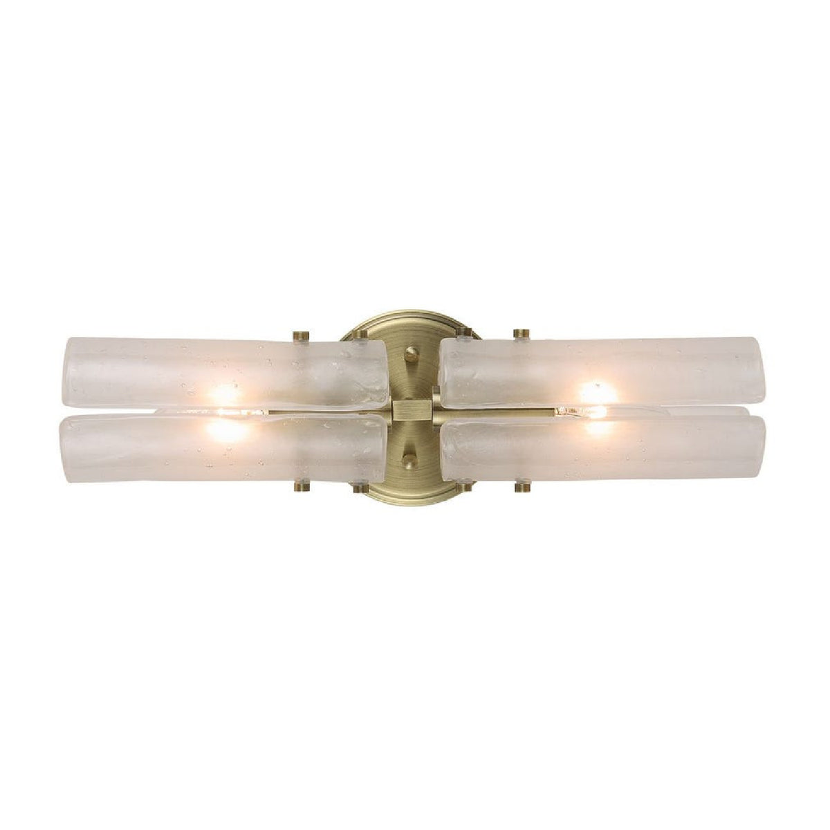 Seeded Glass Panels Wall Lamp | Uttermost Mistie - www.oroa.com