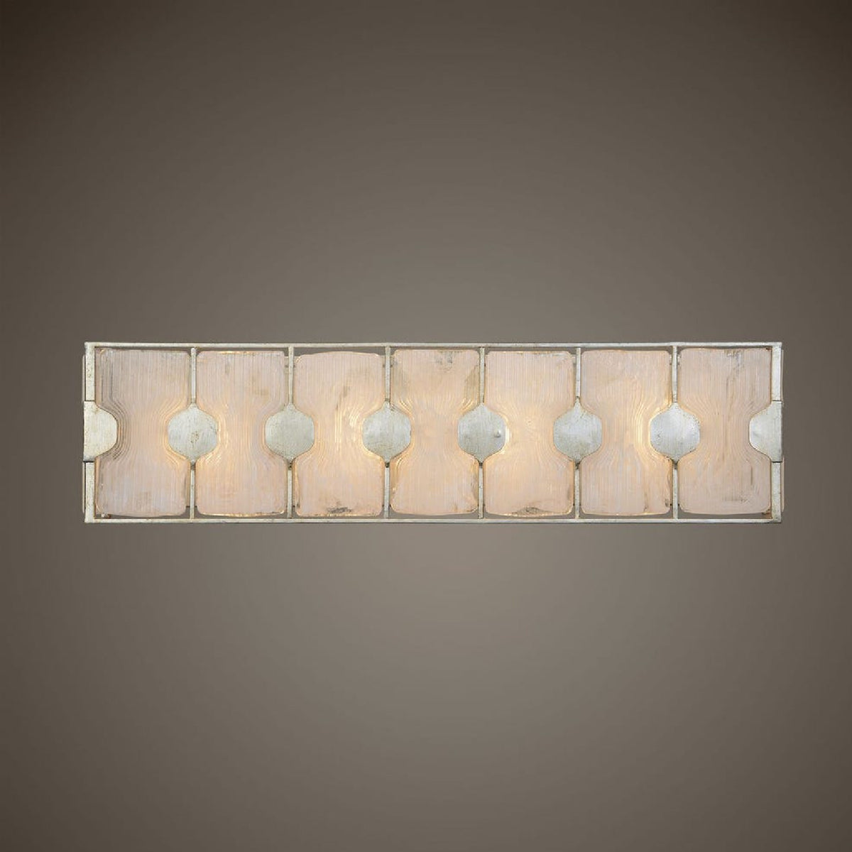 Swirl Glass 4-Light Vanity Lamp | Uttermost Rene - www.oroa.com