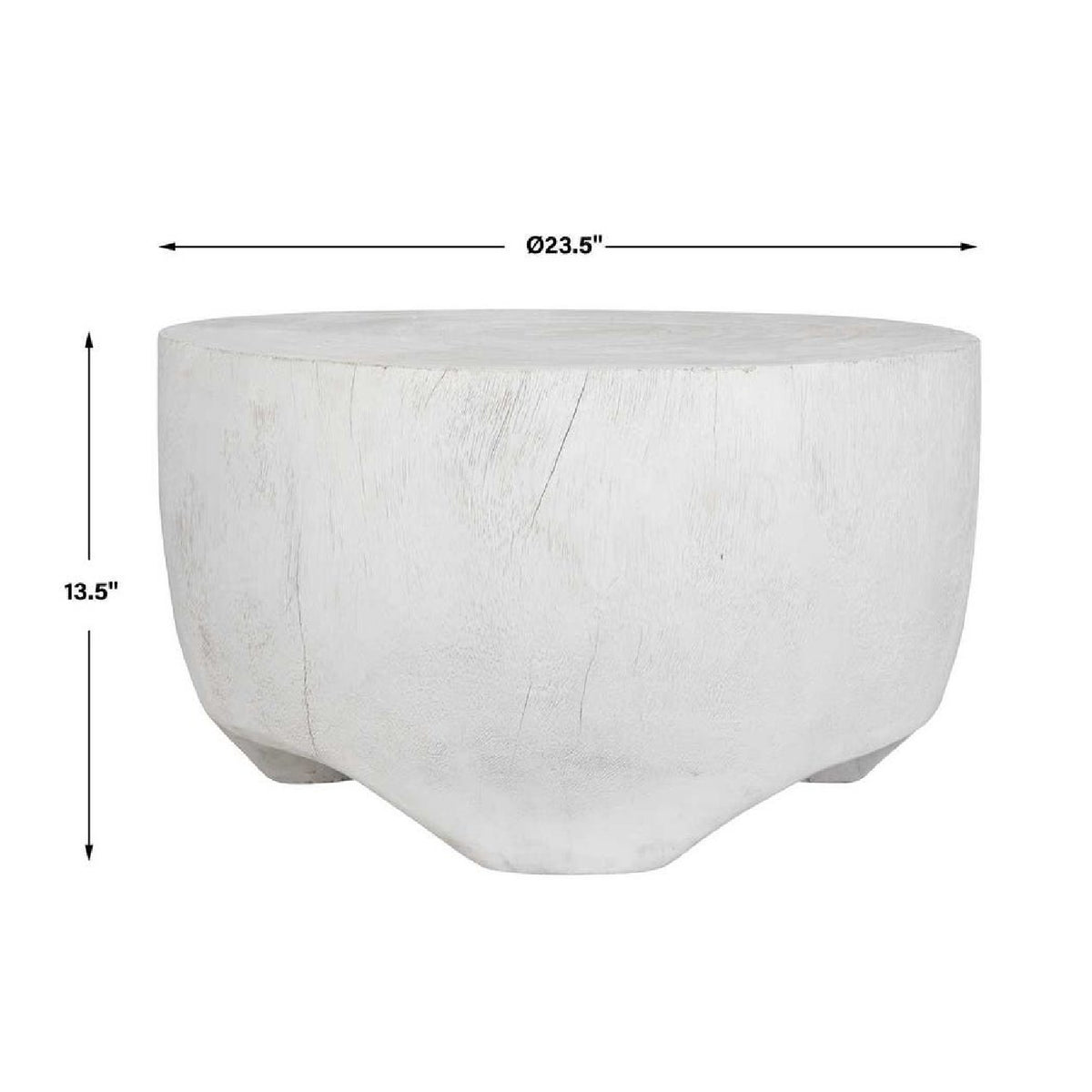 Modern European furniture - Carved Suar Wood Coffee Table - www.oroa.com