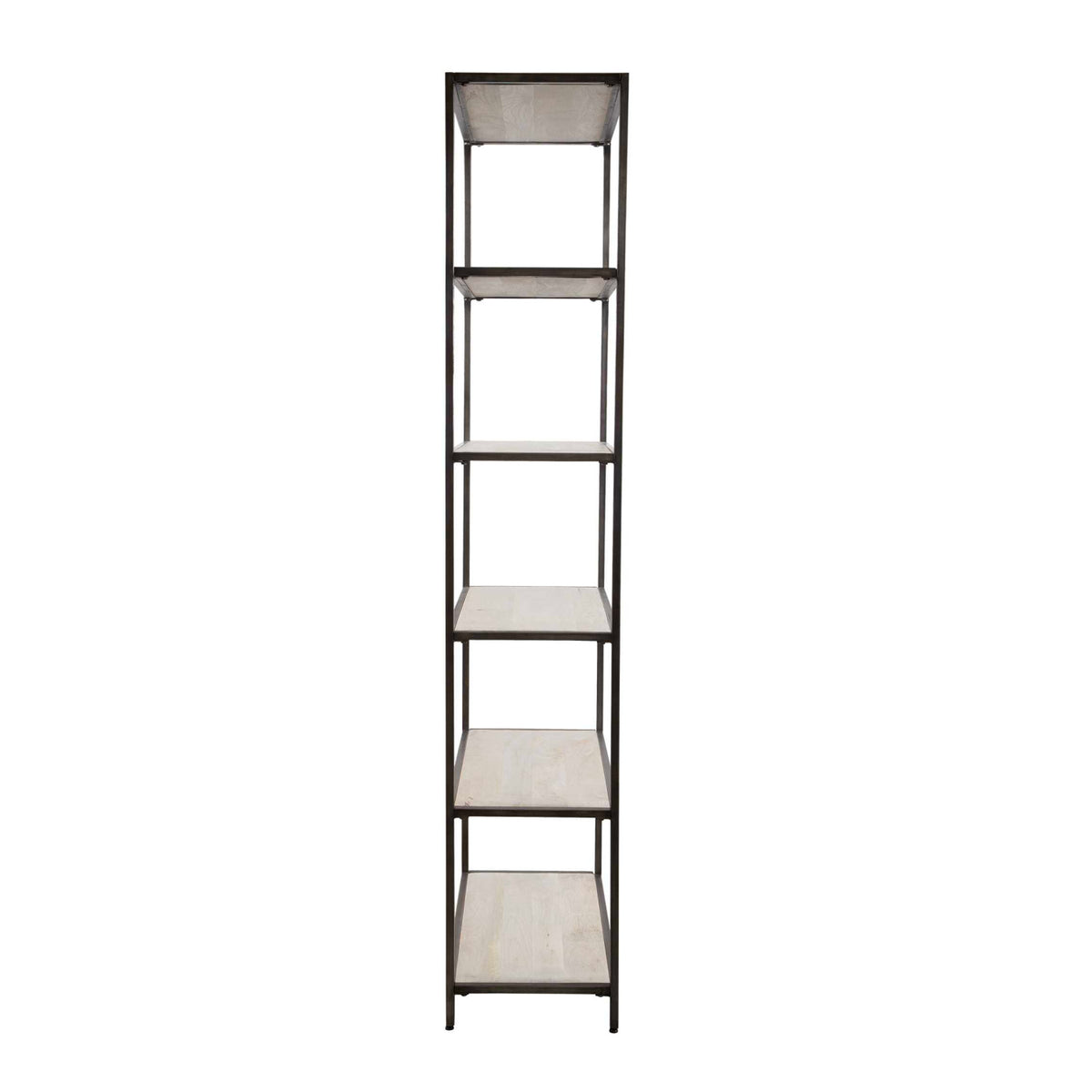 Modern European furniture - Whitewashed Mango Wood Bookshelf - www.oroa.com