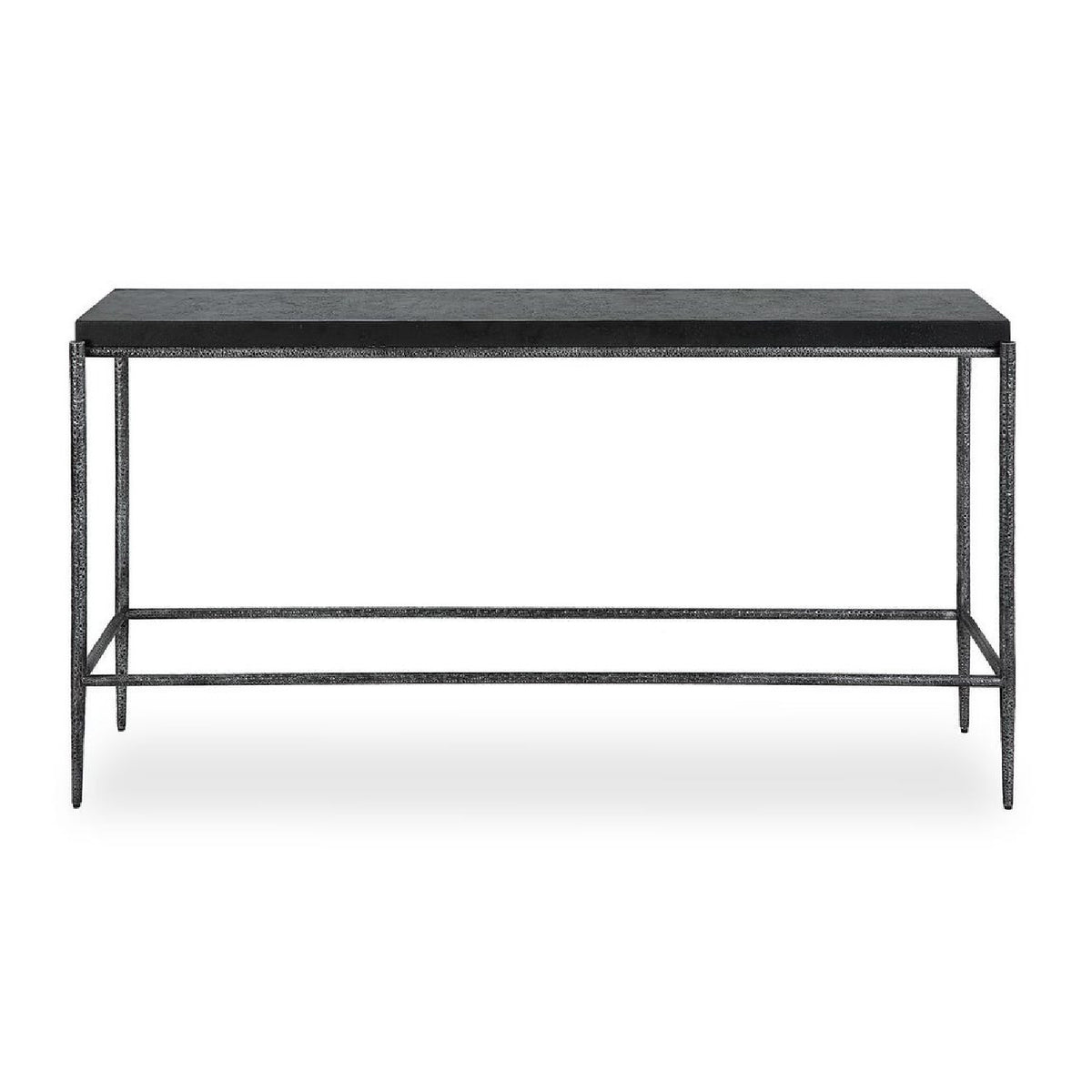 Modern European furniture - Black Concrete Console Table - www.oroa.com