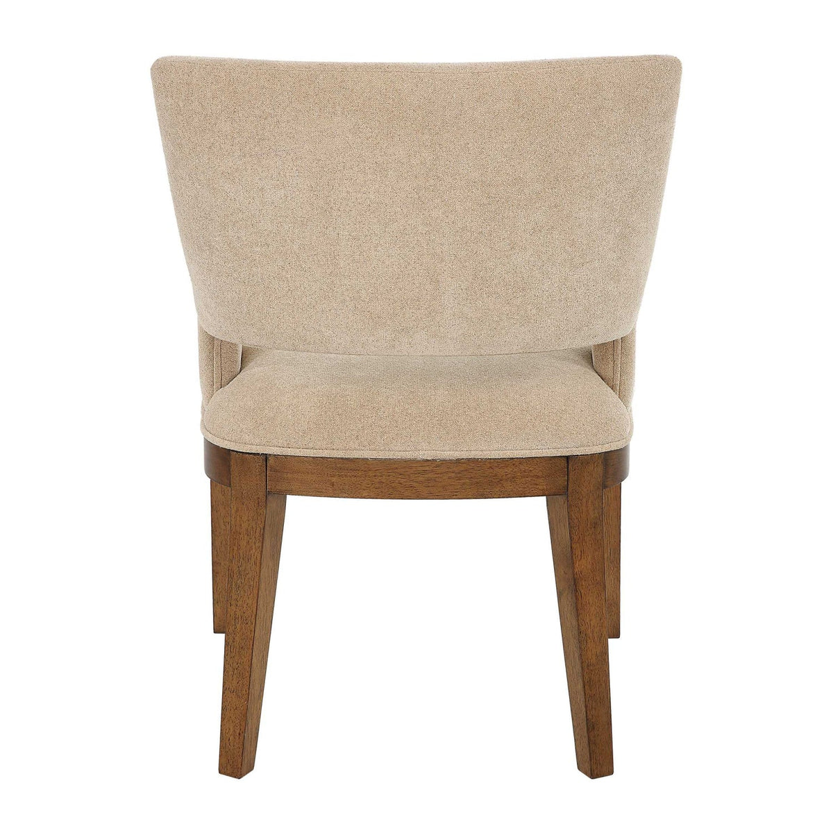 Cream Open-Back Dining Chair by Uttermost Aspect, alternate view 6