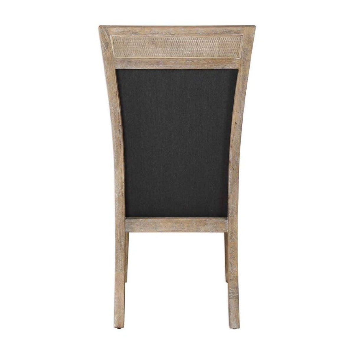 Rustic Gray Fabric Dining Chair by Uttermost Encore, alternate view 5
