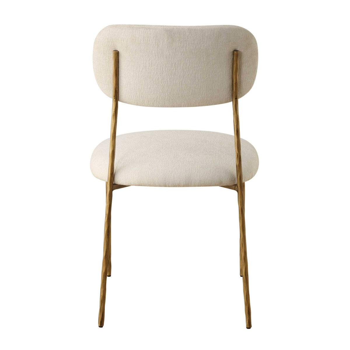 White Floating-Back Dining Chairs (2) by Uttermost Capture, alternate view 6