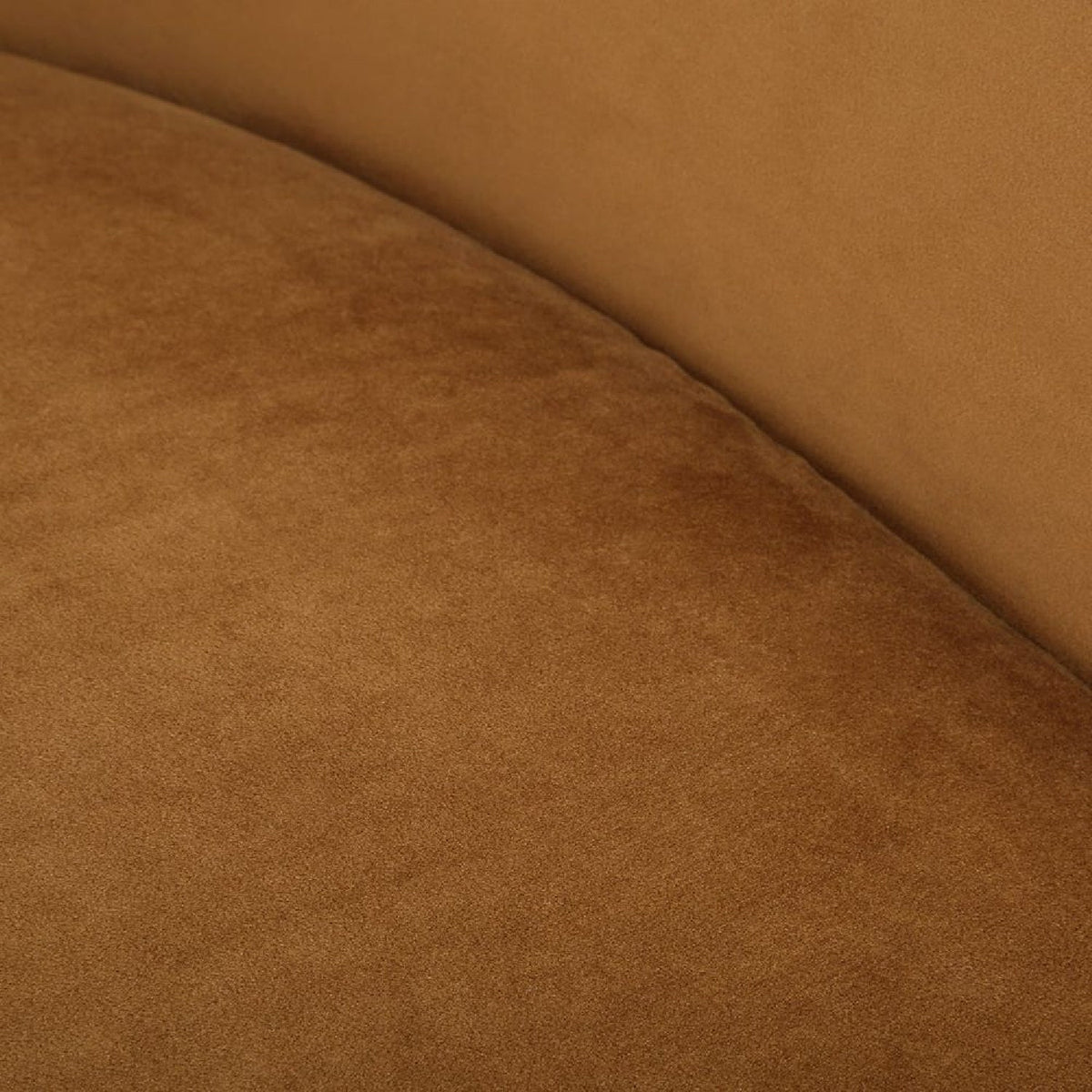 Modern European furniture - Curved-Back Velvet Swivel Chair - www.oroa.com