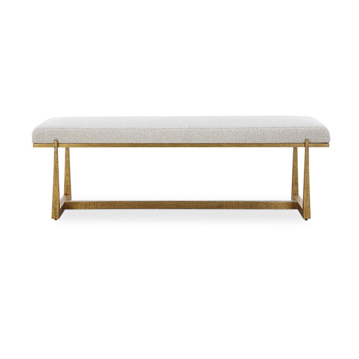 Modern European furniture - Upholstered Wool-Inspired Bench - www.oroa.com