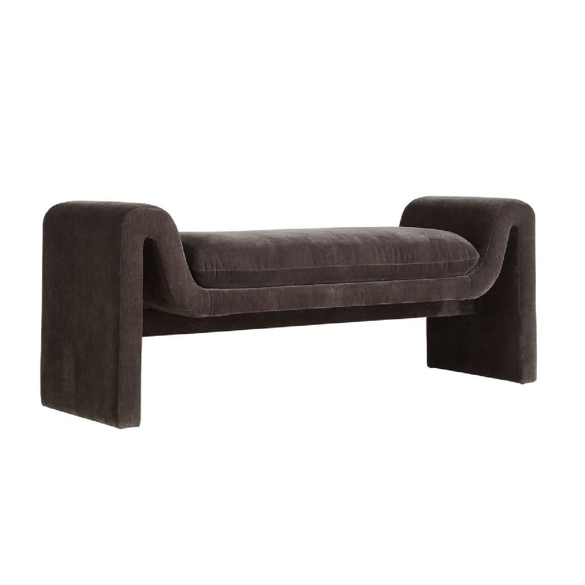 Black Velvet Bench by Uttermost Manson, alternate view 3