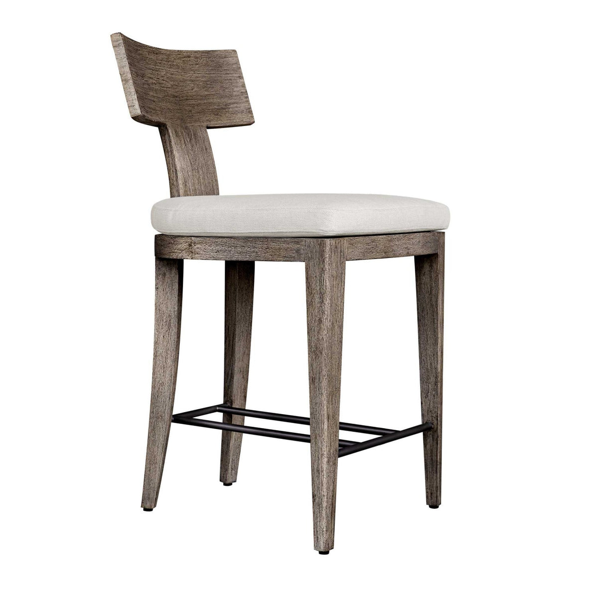 Mahogany T-Shaped Outdoor Counter Stool by Uttermost Cellini, alternate view 3