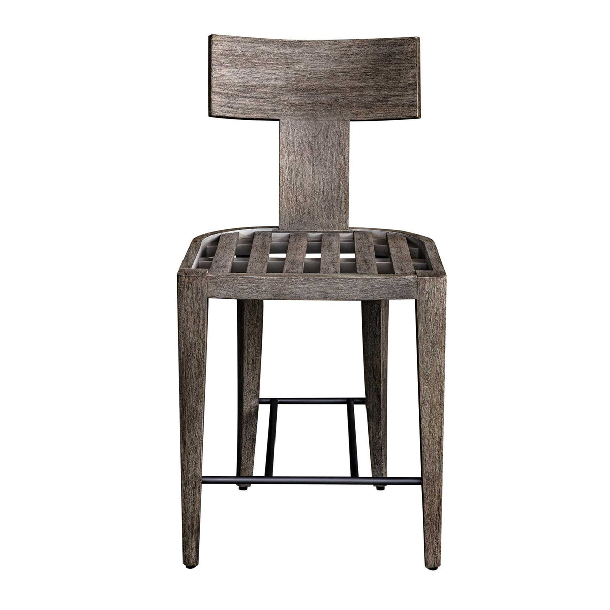 Mahogany T-Shaped Outdoor Counter Stool by Uttermost Cellini, alternate view 6