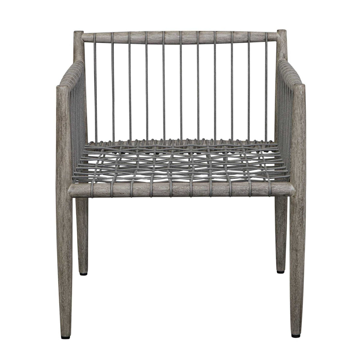 Gray Mahogany Outdoor Dining Chair by Uttermost Borneo, alternate view 7