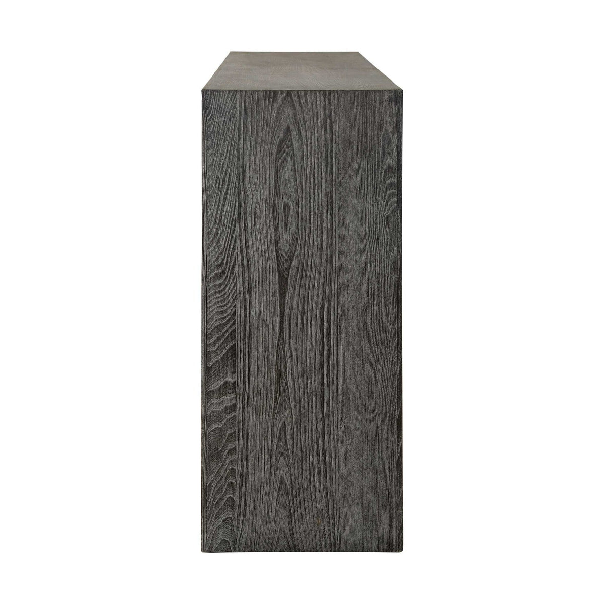 Chiseled Black Elm Console Table by Uttermost Thoreau, alternate view 4