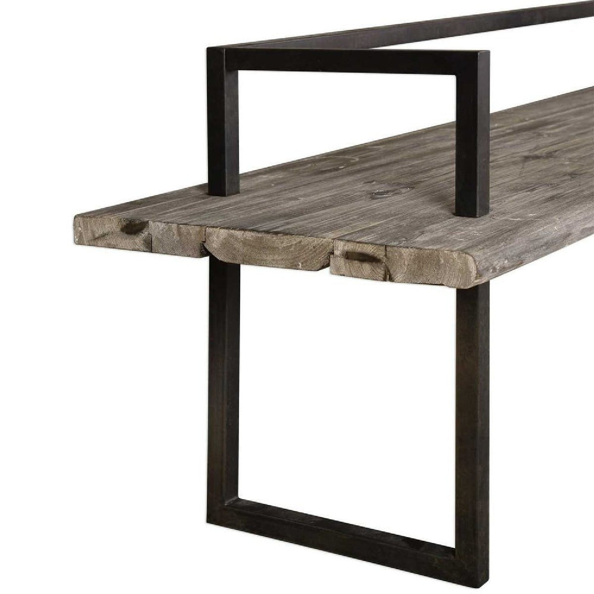 Solid Fir Wood Bench by Uttermost Herbert, alternate view 3